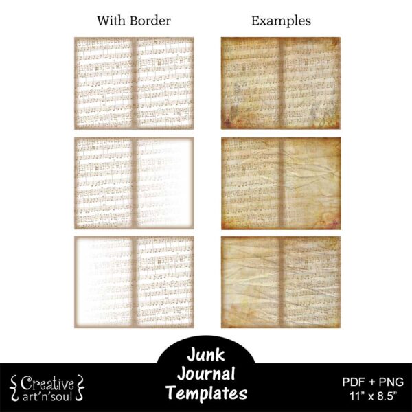 Printable Junk Journal Templates