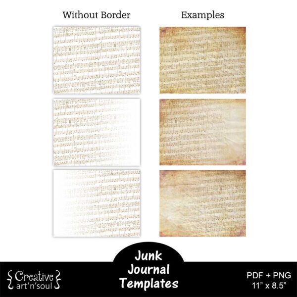 Printable Junk Journal Template