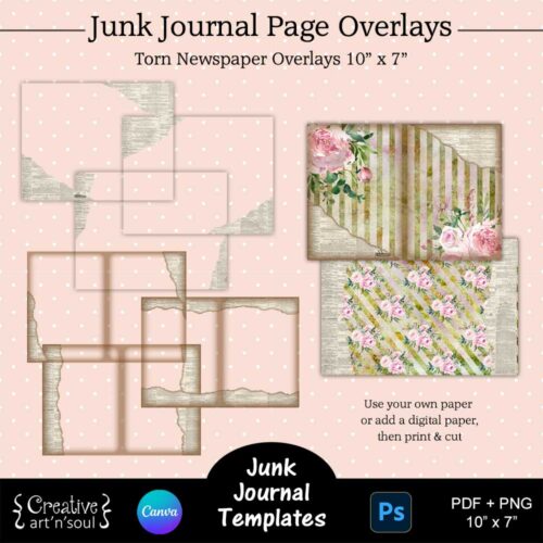 Printable Junk Journal Template