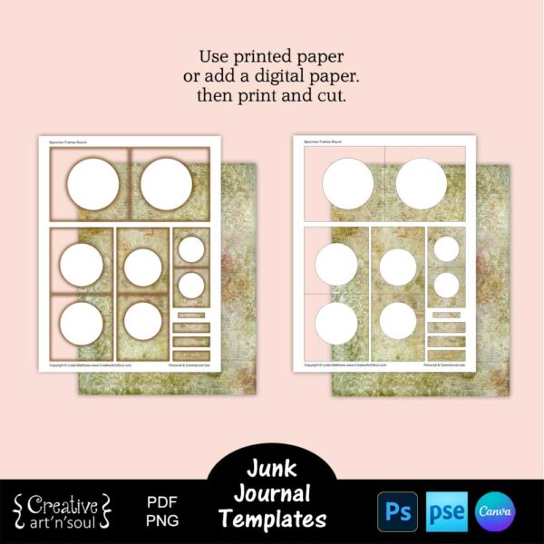 Printable Junk Journal Templates