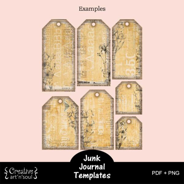 Printable Junk Journal Templates