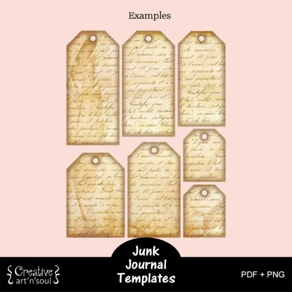 Printable Junk Journal Templates