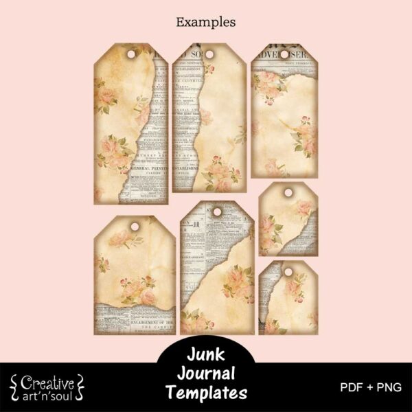 Printable Junk Journal Template