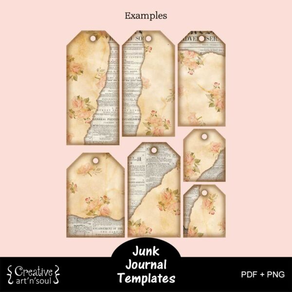 Printable Junk Journal Template