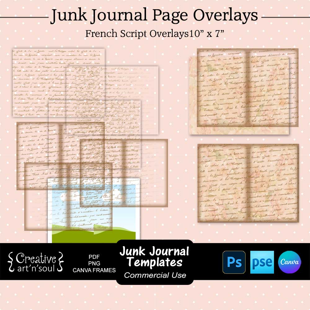 Printable Junk Journal Page Templates Printable Junk Journal Page Templates