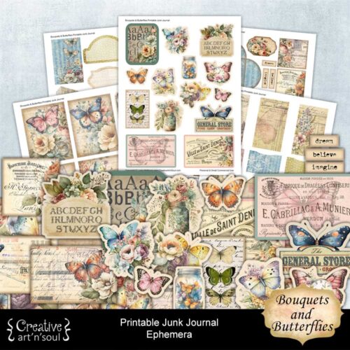 Printable Junk Journal Elements & Ephemera