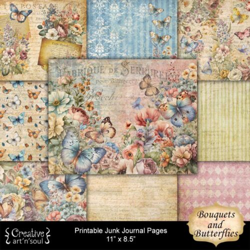 Printable Junk Journal Paper