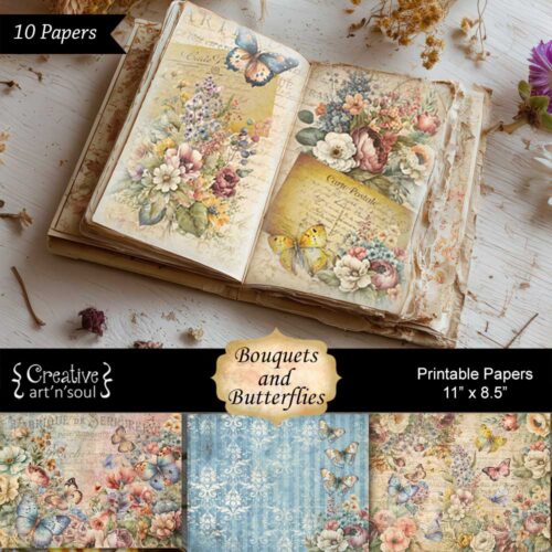 Printable Junk Journal Paper