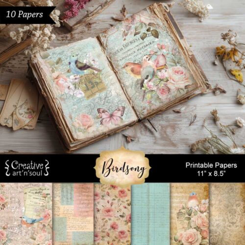 Printable Junk Journal Paper