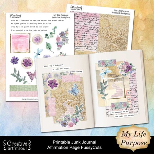 Printable Junk Journal FussyCuts