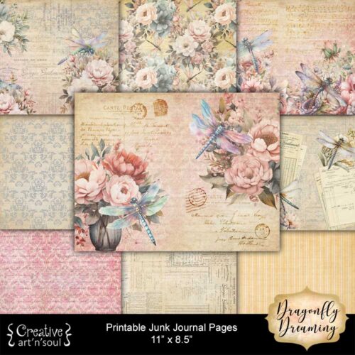 Printable Junk Journal Paper