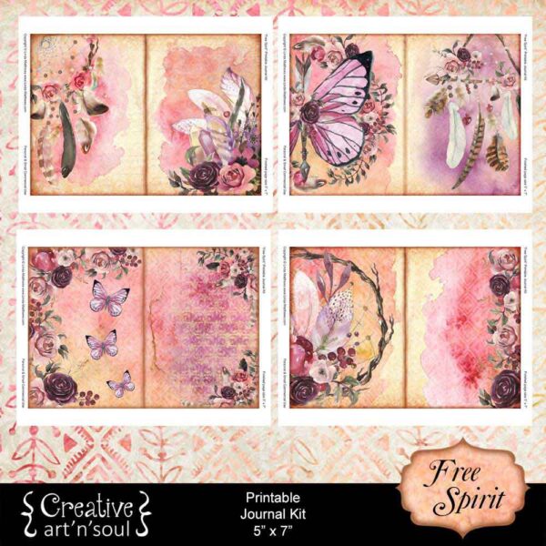 Free Spirit Printable Junk Journal