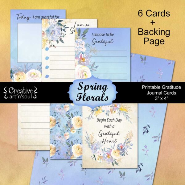 Gratitude Through the Seasons Printable Cards