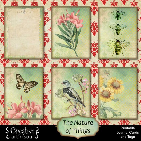 Printable Journal Cards and Tags