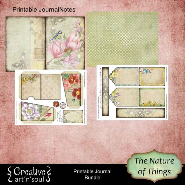 The Nature of Things Printable Junk Journal Bundle