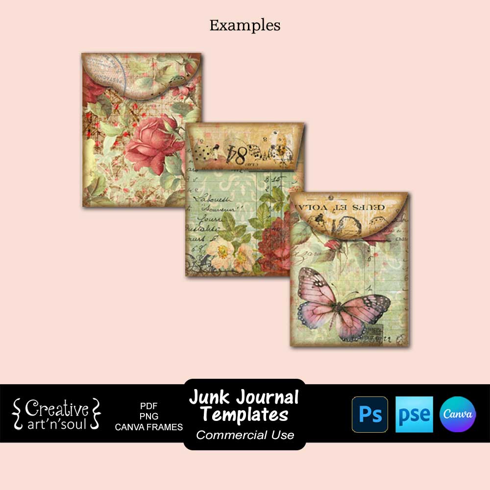 Junk Journal Envelope Template Junk Journal Envelope Template