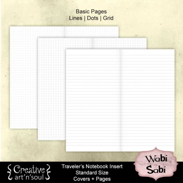 Printable Travelers Notebook Inserts