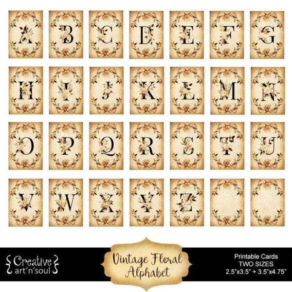 Alphabet Printable Cards