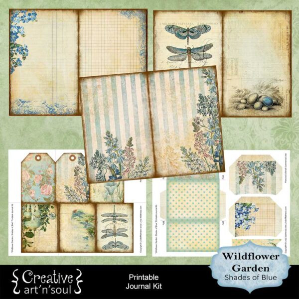 Wildflower Garden Printable Junk Journal