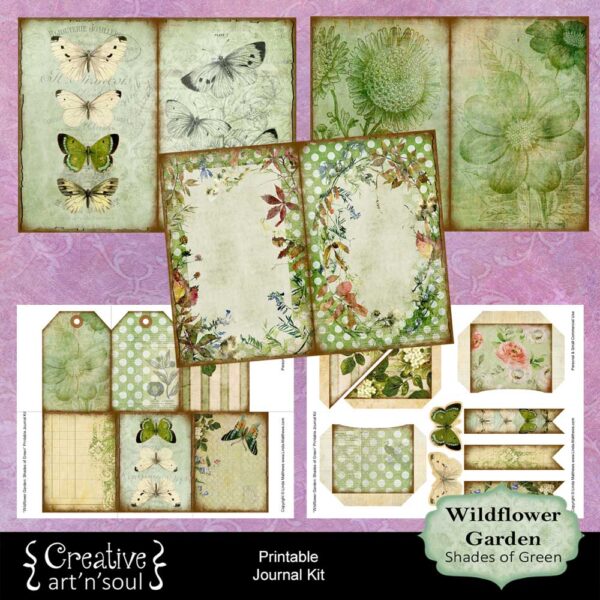 Wildflower Garden Printable Junk Journal