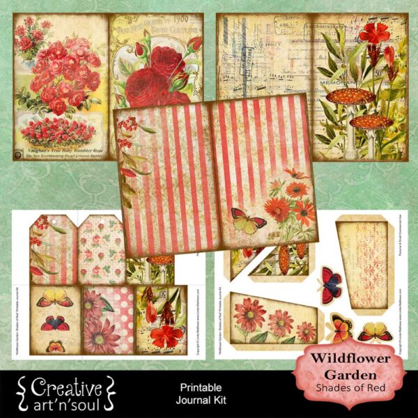 Wildflower Garden Printable Junk Journal