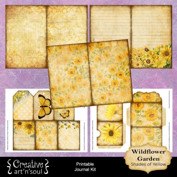 Wildflower Garden Printable Junk Journal