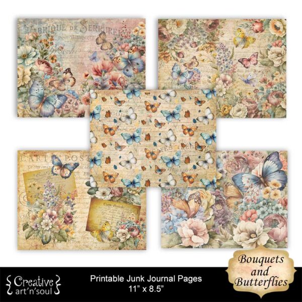 Printable Junk Journal Paper