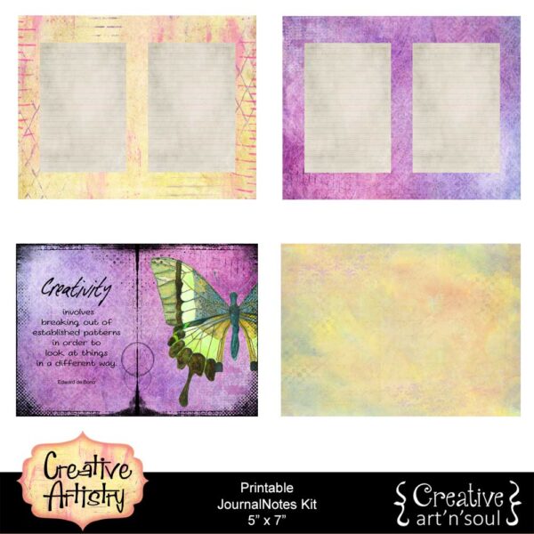 Creative Artistry Printable Journal