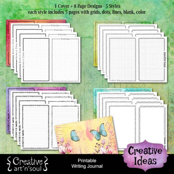 Creative Ideas Printable Writing Journal