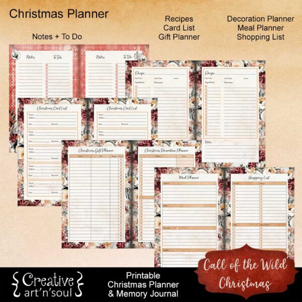Christmas Planner and Memory Journal