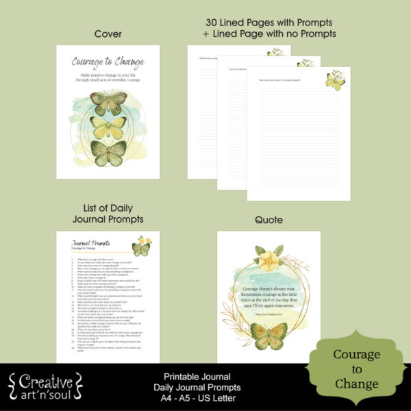 Printable Daily Journal Prompt Cards