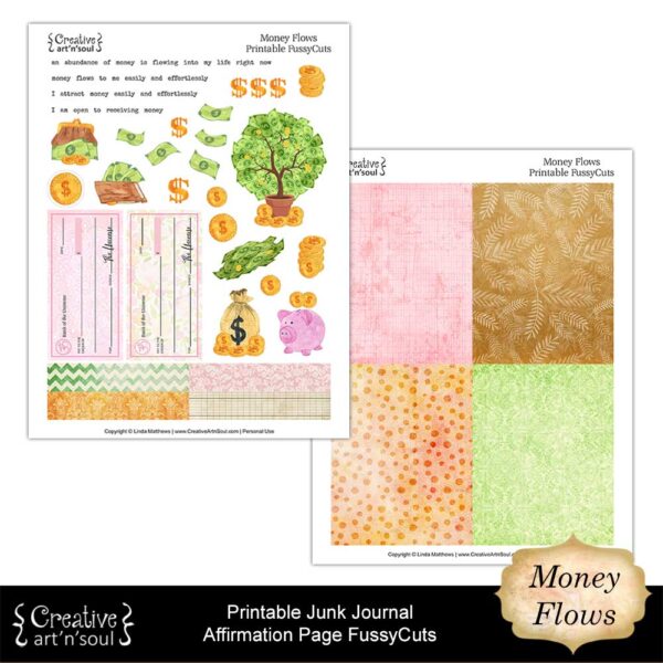 Printable Junk Journal FussyCuts