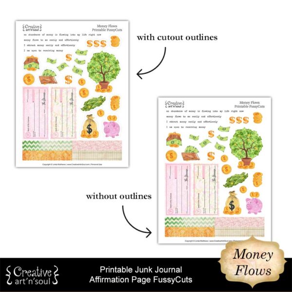 Printable Junk Journal FussyCuts