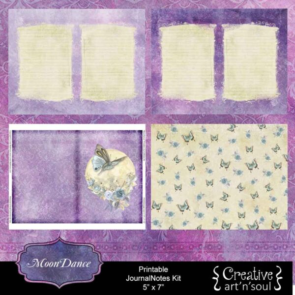 MoonDance Printable JournalNotes