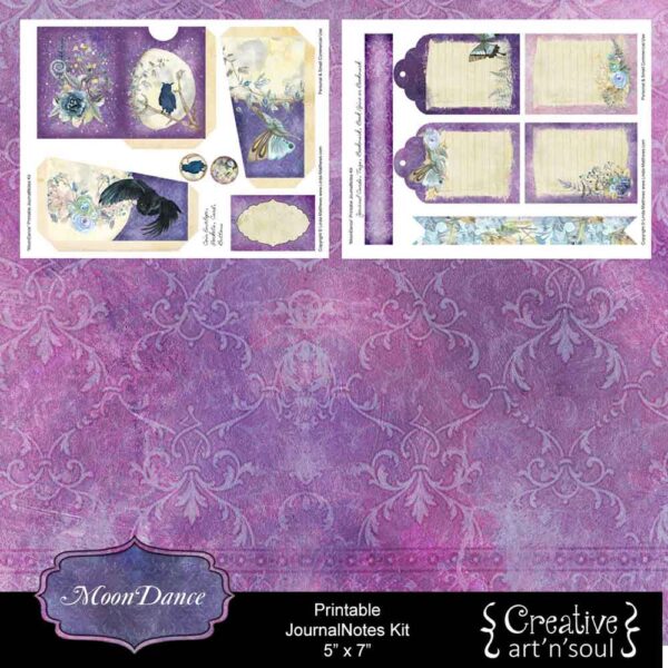 MoonDance Printable JournalNotes