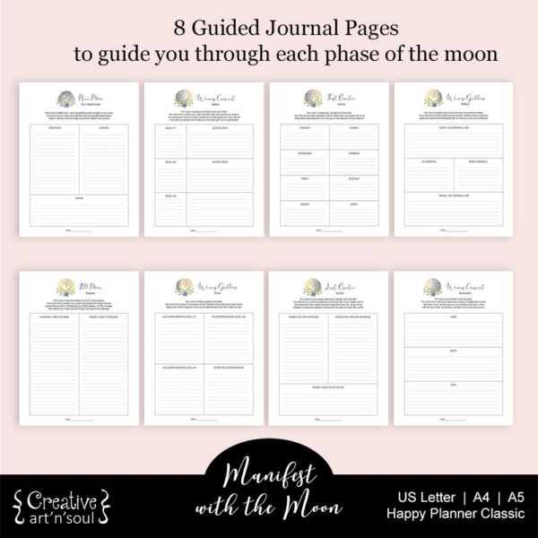 Guided Moon Journal and Planner