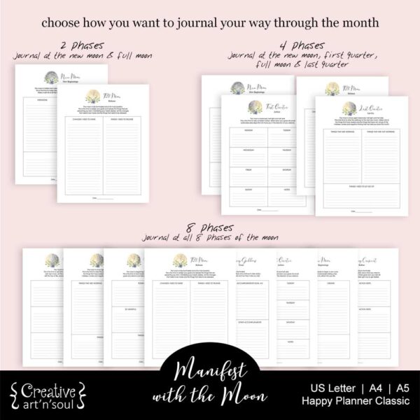 Guided Moon Journal and Planner