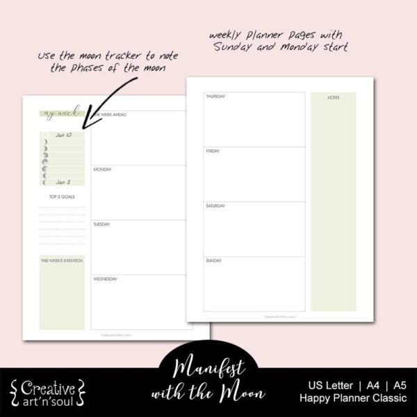 Guided Moon Journal and Planner