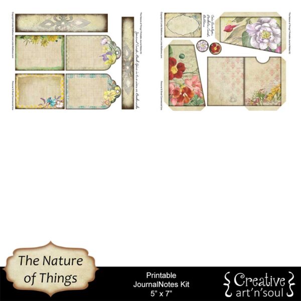 The Nature of Things Printable JournalNotes