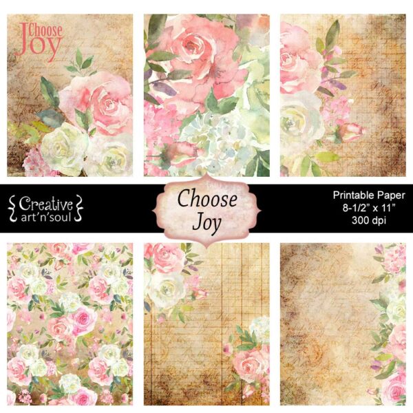 Printable Junk Journal Paper