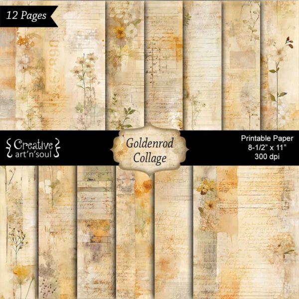 Printable Junk Journal Paper