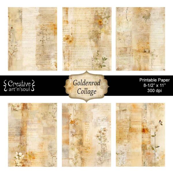 Printable Junk Journal Paper