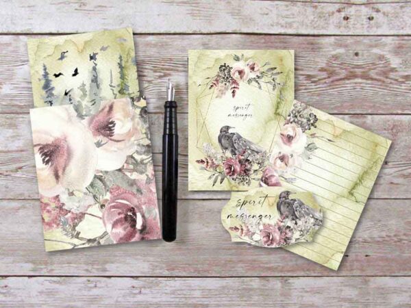 Spirit Messenger Printable Journal Cards and Pocket