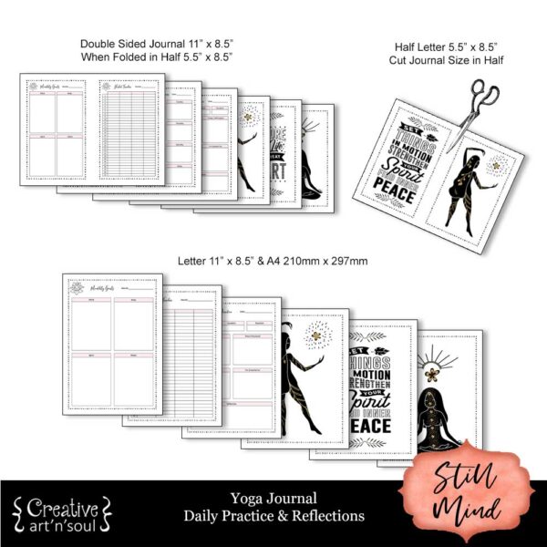 Be Still Printable Yoga Journal & Planner