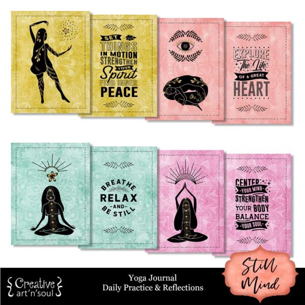 Be Still Printable Yoga Journal & Planner