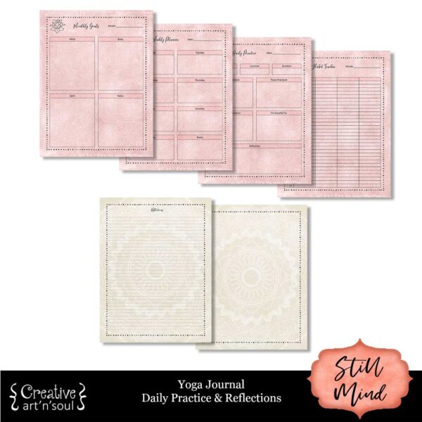 Be Still Printable Yoga Journal & Planner