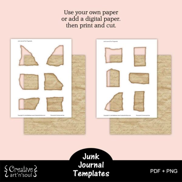 Printable Junk Journal Templates