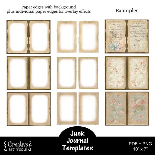 Printable Junk Journal Templates