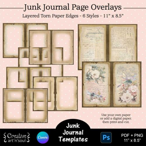 Printable Junk Journal Templates