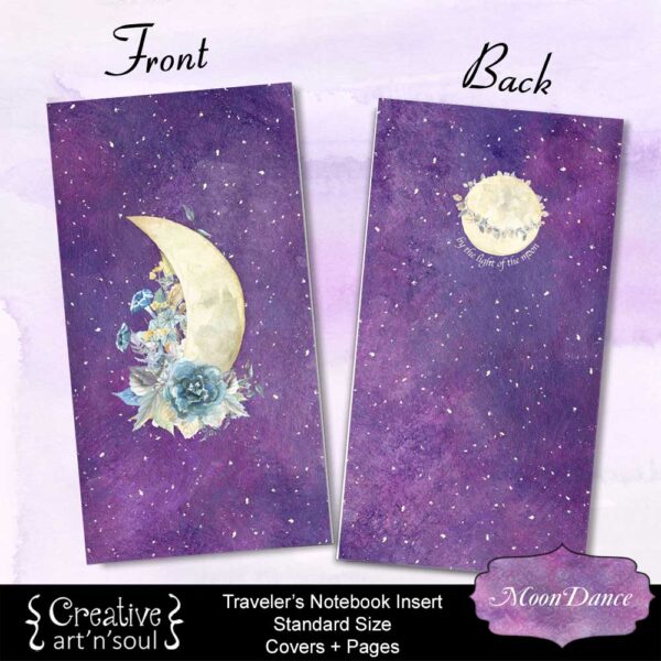 MoonDance Printable Travelers Notebook Inserts